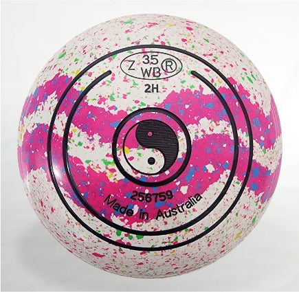 Dynamic Size 2 Grip Plain Swirl Orchid Raspberry Yinyang Date stamp 35