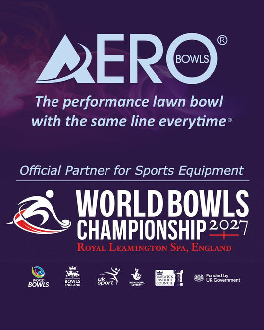 Aero Bowls- Official Bowl Equipment Partner of the 2027 World Bowls Championships